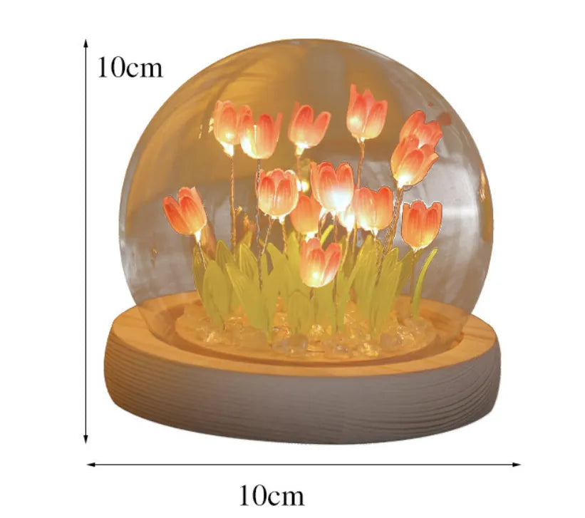 Lámpara de tulipanes
