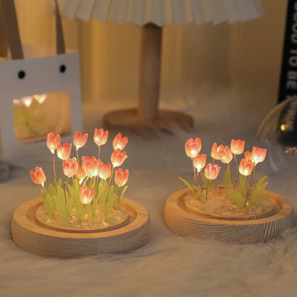 Lámpara de tulipanes