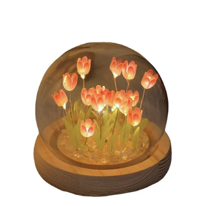 Lámpara de tulipanes